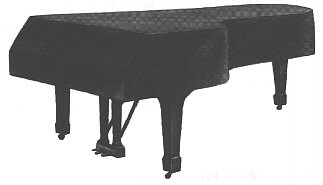 Piano on sale leg covers